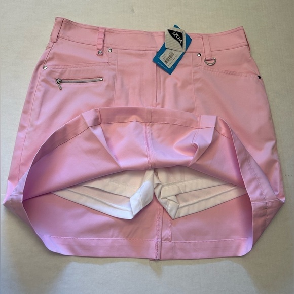 GG Blue Linx Skort pink lined Golf or Tennis skort w/white shorts NWT Sz-8. U9 - Picture 1 of 10